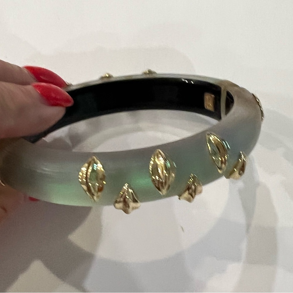 Alexis Bittar Gold Embellished Bangle